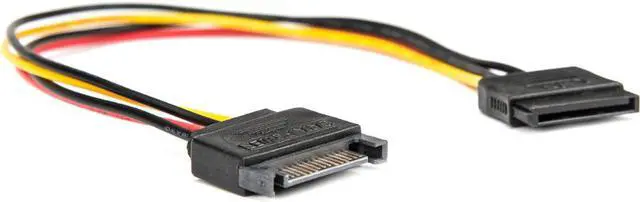 Alt view image 5 of 16 - Rocstor 12in 15 Pin SATA Power Extension Cable