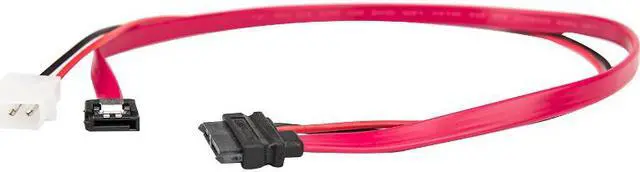 Alt view image 2 of 15 - Rocstor 20in / 50cm Slimline SATA Male to SATA Cable