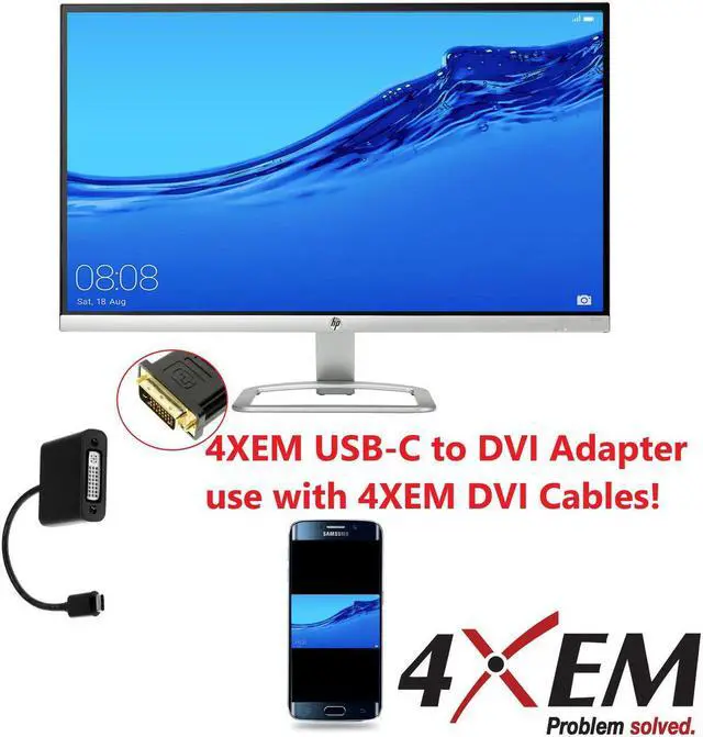 Alt view image 3 of 11 - 4Xem Usb-C To Dvi Adapter