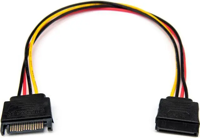 Alt view image 4 of 16 - Rocstor 12in 15 Pin SATA Power Extension Cable