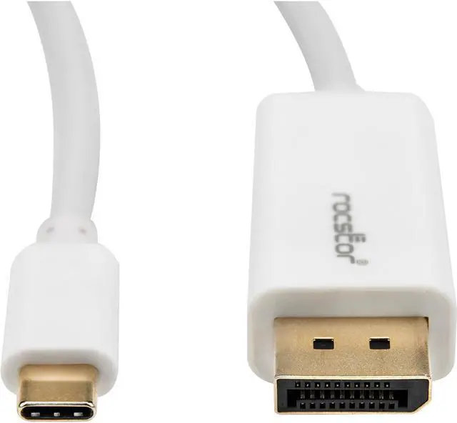 Alt view image 4 of 13 - Rocstor 6ft / 2m USB Type C to DisplayPort Cable - USB C to DP Cable - 4K 60Hz
