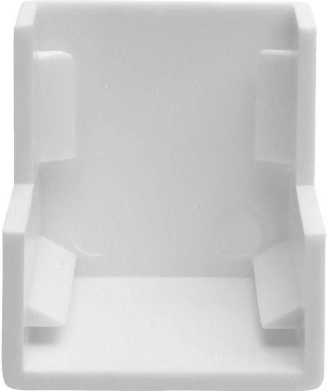 Alt view image 6 of 12 - Tripp Lite N080-C25-OC-WH Raceway Outside Corner Connector, 20 Pack, White
