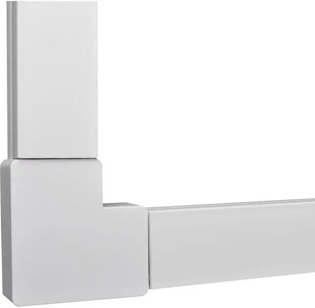 Alt view image 6 of 9 - Tripp Lite N080-C25-L-WH Raceway L Connector, 20 Pack, White