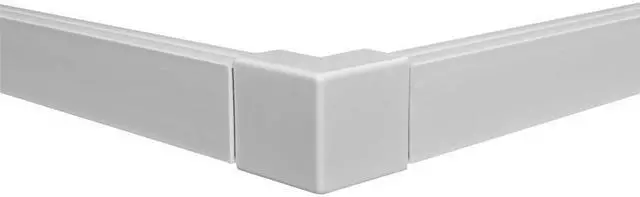 Alt view image 5 of 12 - Tripp Lite N080-C25-OC-WH Raceway Outside Corner Connector, 20 Pack, White