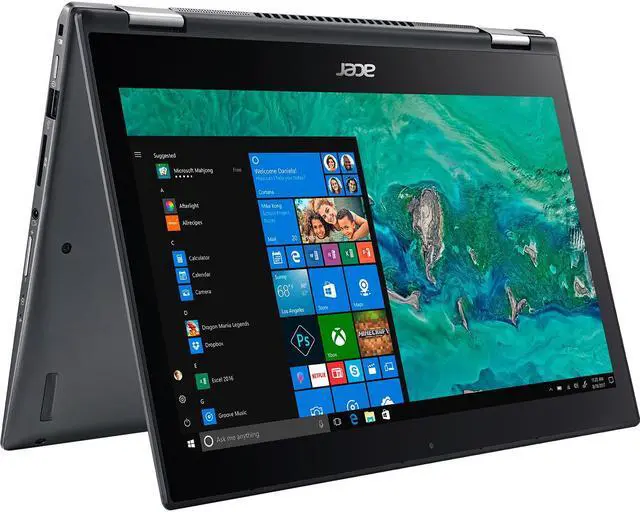 Main image of Acer Spin 5 SP513-53N-70KD 13.3" Touchscreen 2 in 1 Notebook - 1920 x 1080 - Core i7 i7-8565U - 16 GB RAM - 512 GB SSD - Steel Gray