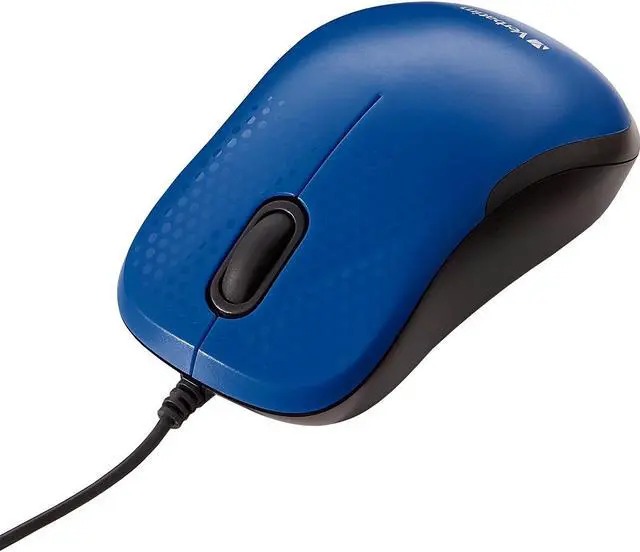 Main image of Verbatim Silent Corded Optical Mouse - Blue