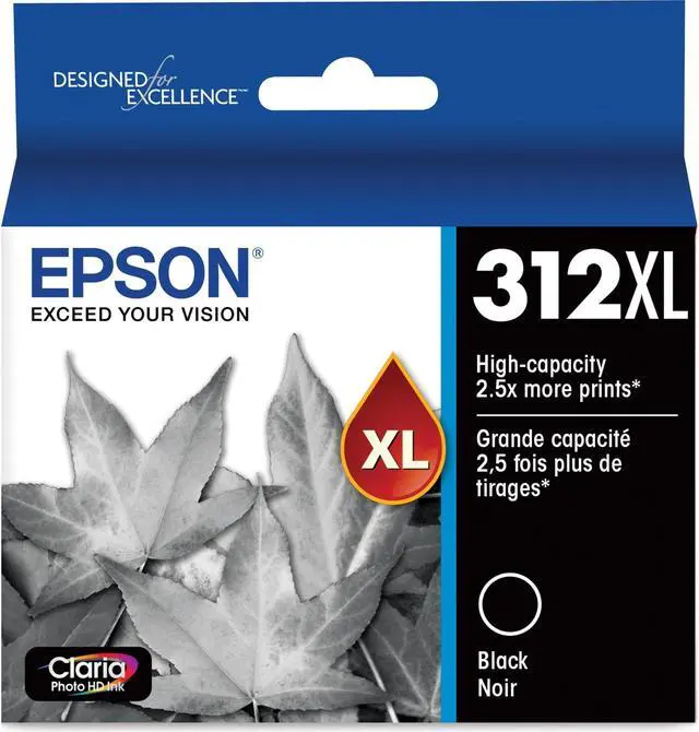 Alt view image 6 of 9 - Epson Claria Photo HD T312XL Original Inkjet Ink Cartridge Black T312XL120S