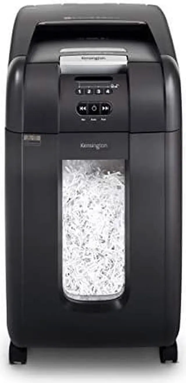 Main image of Kensington - K52080AM - Kensington OfficeAssist Auto Feed Shredder A3000 Anti-Jam Cross Cut - Non-continuous Shredder -