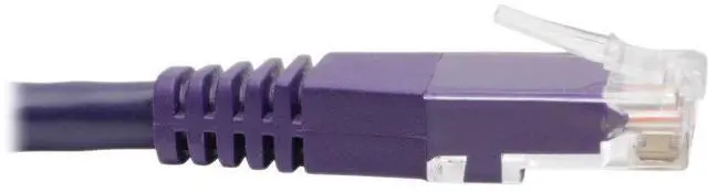 Alt view image 6 of 10 - Tripp Lite Premium N200-010-PU RJ-45 Patch Network Cable