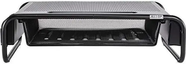 Alt view image 2 of 17 - Allsop Metal Art Organizer 5 Monitor Black Supports 30 lbs 32166