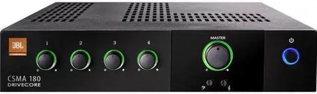 Alt view image 4 of 19 - Harman 4 Input 1 Output 80/120W Mixer/Amplifier NCSMA180-U-US