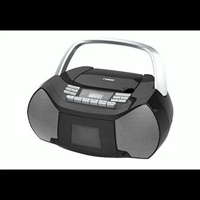 Alt view image 4 of 8 - NAXA(R) NPB-268 Portable CD/Cassette Boom Box