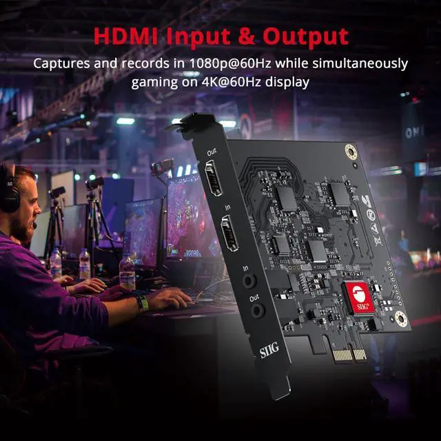 Main image of SIIG Live Game HDMI Capture PCIe Card
