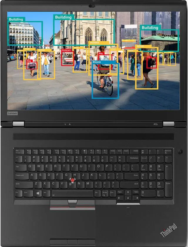 Alt view image 3 of 13 - Lenovo ThinkPad P73 17.3" Laptop i7-9850H 16GB 512GB SSD W10P Quadro RTX 3000