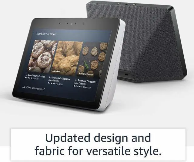 Alt view image 11 of 15 - Amazon B077THMYGN Echo Show 2nd Gen 10.1” HD Screen Sandstone