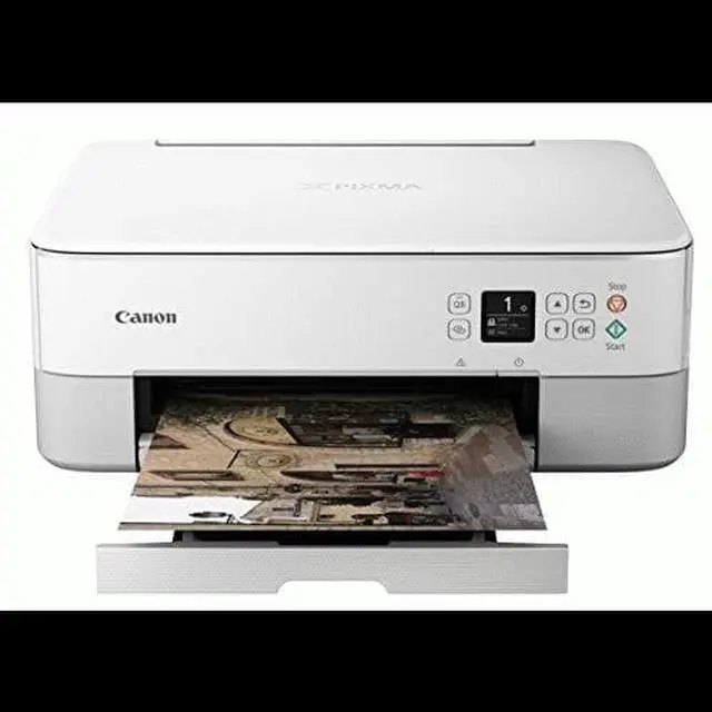 Alt view image 6 of 8 - Canon PIXMA TS5320 Wireless Office All-In-One Printer, White #3773C022