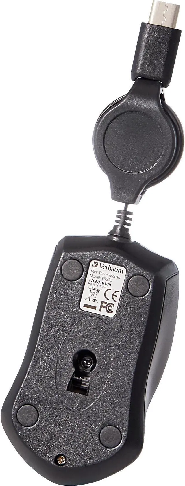 Alt view image 2 of 10 - Verbatim USB-C Mini Optical Travel Mouse-Blue