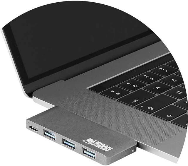 Alt view image 9 of 15 - Urban Factory Type-C Hub 3Xusb 3.0