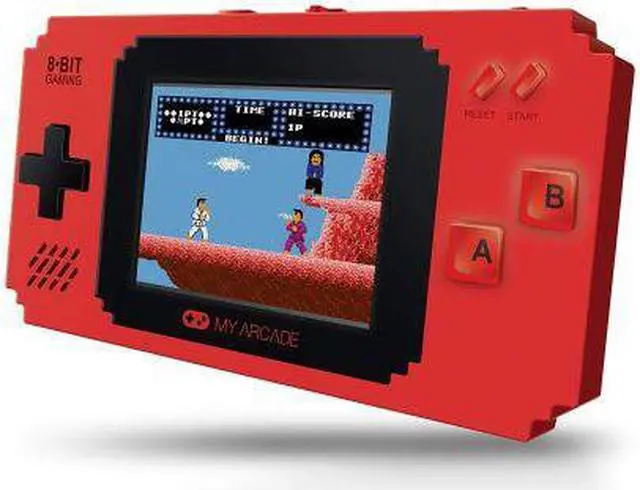 Alt view image 5 of 8 - MY ARCADE Pixel Player Portable Handheld 300 Built-in Video Games w/ Data East Hits: Bad Dudes, Joe & Mac, BurgerTime, Karate Champ, Heavy Barrel, and many more