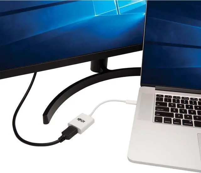 Alt view image 4 of 8 - Tripp Lite USB C to HDMI Adapter Converter 4K @ 60Hz HDR M/F USB 3.1 White