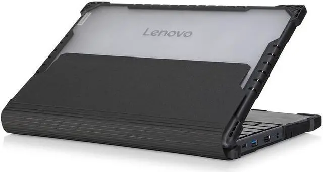 Alt view image 5 of 11 - Lenovo Case For 300e Chrome MTK And 300e Win - For Lenovo Chromebook, Notebook - Black, Transparent - Bump Resistant, Drop Resistant - Polycarbonate, Thermoplastic Polyurethane (TPU)