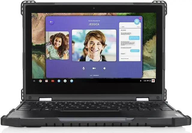 Alt view image 3 of 11 - Lenovo Case For 300e Chrome MTK And 300e Win - For Lenovo Chromebook, Notebook - Black, Transparent - Bump Resistant, Drop Resistant - Polycarbonate, Thermoplastic Polyurethane (TPU)