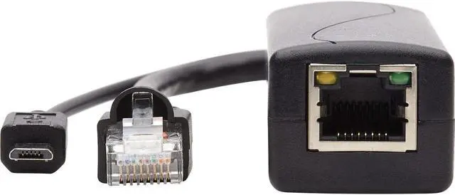 Alt view image 6 of 18 - Tripp Lite NPOE-SPL-G-5VMU PoE to USB Micro-B and RJ45 Active Splitter