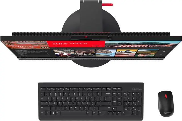 Alt view image 9 of 10 - Lenovo All-in-One Computer ThinkCentre M920z Intel Core i5-8500 4GB DDR4 500GB HDD 23.8" Touchscreen Windows 10 Pro 64-Bit
