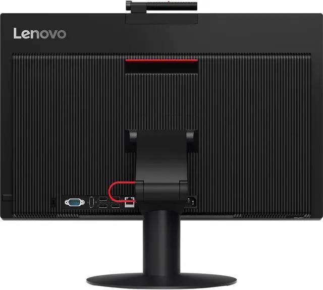 Alt view image 3 of 10 - Lenovo All-in-One Computer ThinkCentre M920z Intel Core i5-8500 4GB DDR4 500GB HDD 23.8" Touchscreen Windows 10 Pro 64-Bit