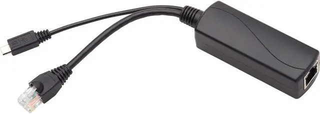 Alt view image 7 of 18 - Tripp Lite NPOE-SPL-G-5VMU PoE to USB Micro-B and RJ45 Active Splitter