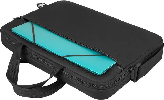 Alt view image 12 of 20 - Urban Factory Nylee Notebook Case 15.6" Briefcase Black