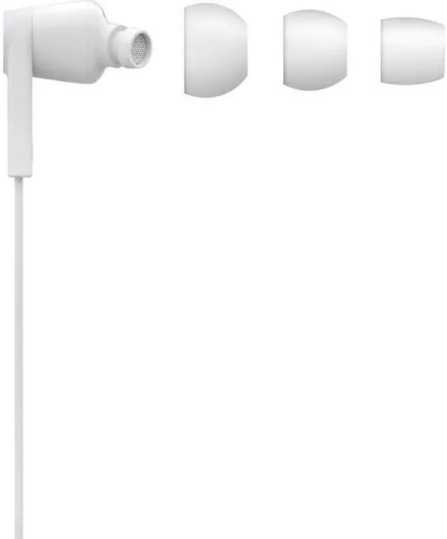 Alt view image 2 of 20 - Belkin SoundForm Wired Earbuds with Lightning Connector (G3H0001btWHT) - White