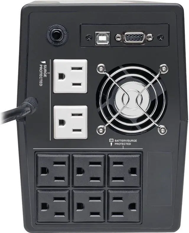 Main image of Tripp Lite OMNIVS1500LCD Series 1440VA 900W Line-Interactive UPS - 8 NEMA 5-15R Outlets, AVR, 120V, 50/60 Hz, USB, Serial, LCD, Tower - Tower - AVR -8 Hour Recharge - 2 Minute Stand-by -120 V AC Input
