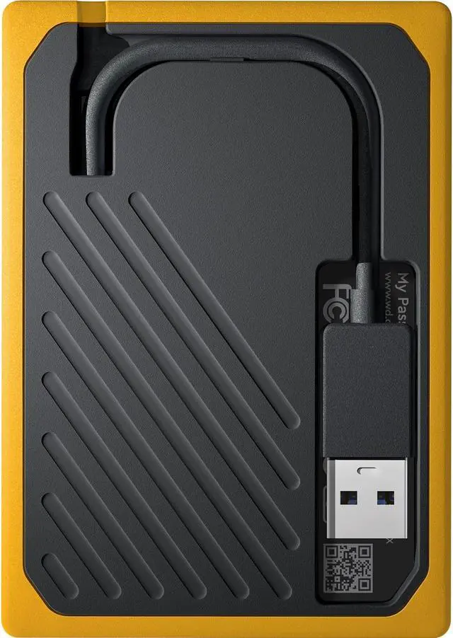 Alt view image 9 of 14 - WD 500G My Passport Go SSD Amber Portable External Storage, USB 3.0 - WDBMCG5000AYT-WESN