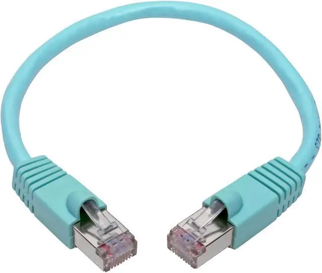 Main image of Tripp Lite N262-001-AQ Cat.6a STP Patch Network Cable
