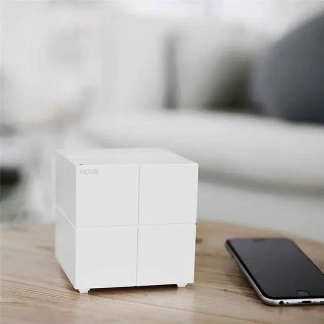 Alt view image 8 of 20 - Tenda Nova MW6 (2-pack) Whole Home Mesh Wi-Fi System Coverage Up to 4,000 sq. ft, 2-4 bedrooms, Plug and Play, Works with Alexa, Parental Controls, 2 x Gigabit Ports / Unit