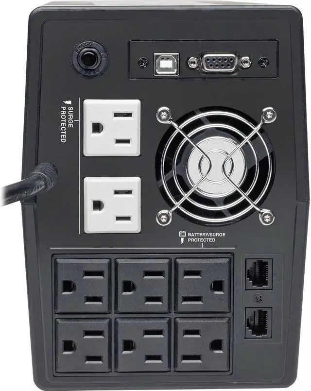 Main image of Tripp Lite SMART1500TSU Series 1440VA 1200W Line-Interactive UPS - 8 NEMA 5-15R Outlets, AVR, 120V, 50/60 Hz, USB, LCD, Tower - Tower - AVR - 8 Hour Recharge - 2 Minute Stand-by - 120 V AC Input