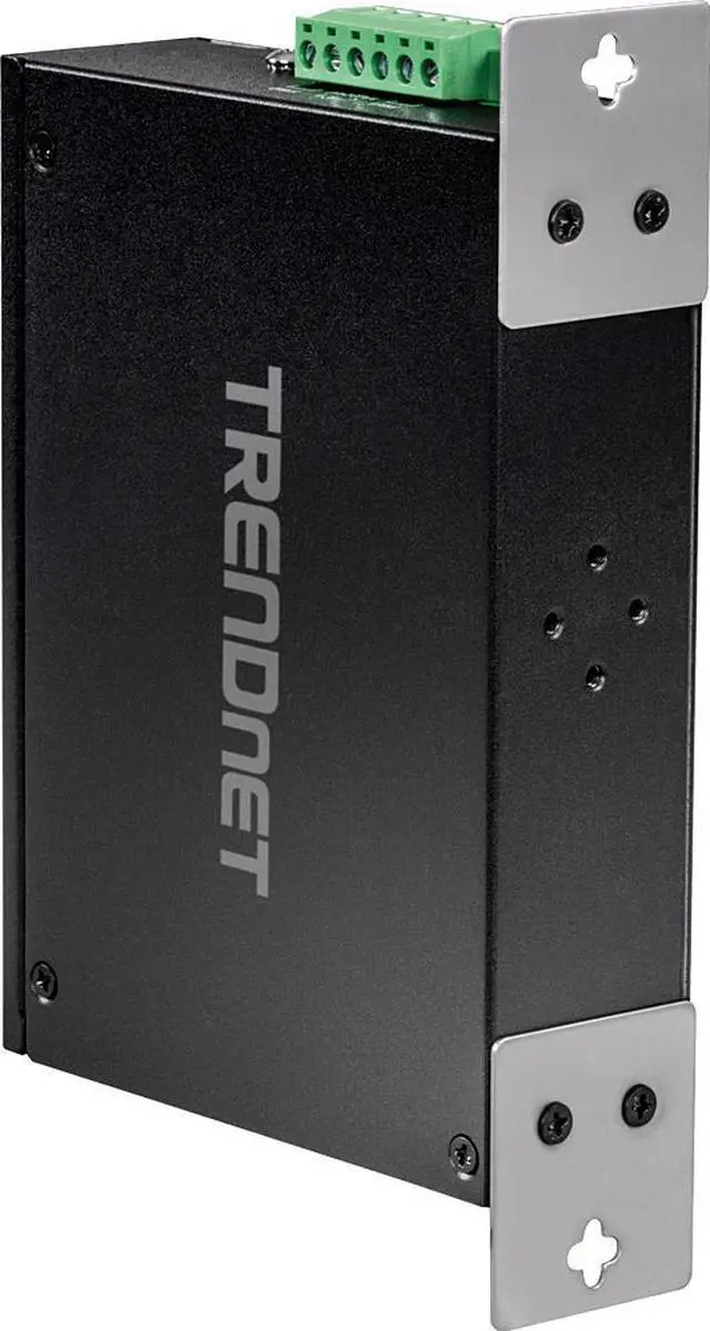 Alt view image 3 of 18 - TRENDnet 8-Port Industrial Fast Ethernet PoE+ DIN-Rail Switch,TI-PE80,8 x Fast Ethernet PoE+ Ports,IP30 Network Unmanaged Switch,200W PoE Power Budget, 1.6Gbps Switching Capacity