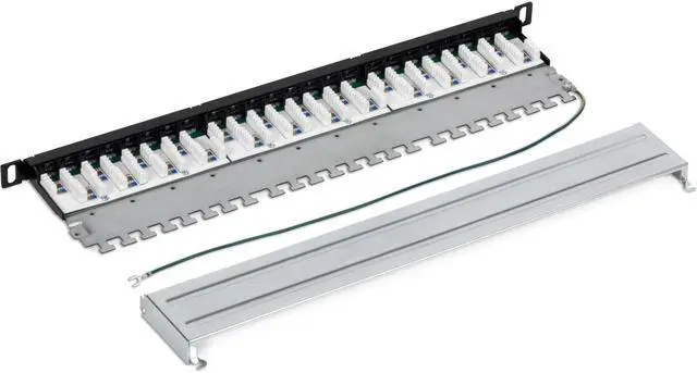 Alt view image 6 of 15 - TRENDnet TC-P24C6AHS 24-Port Cat6A Shielded Half-U Patch Panel