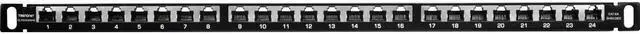 Alt view image 3 of 15 - TRENDnet TC-P24C6AHS 24-Port Cat6A Shielded Half-U Patch Panel