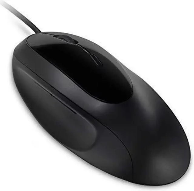 Main image of Kensington Pro Fit K75403WW Black 5 Buttons 1 x Wheel USB Wired Ergo Mouse