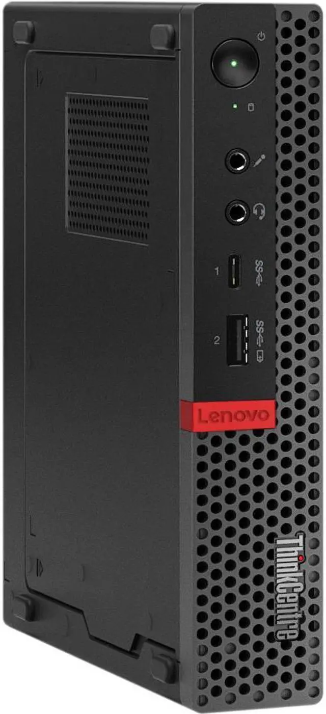 Alt view image 3 of 7 - Lenovo ThinkCentre M920q 10RS0039US Desktop Computer - Core i5 i5-8500T - 16 GB RAM - 256 GB SSD - Tiny - Raven Black