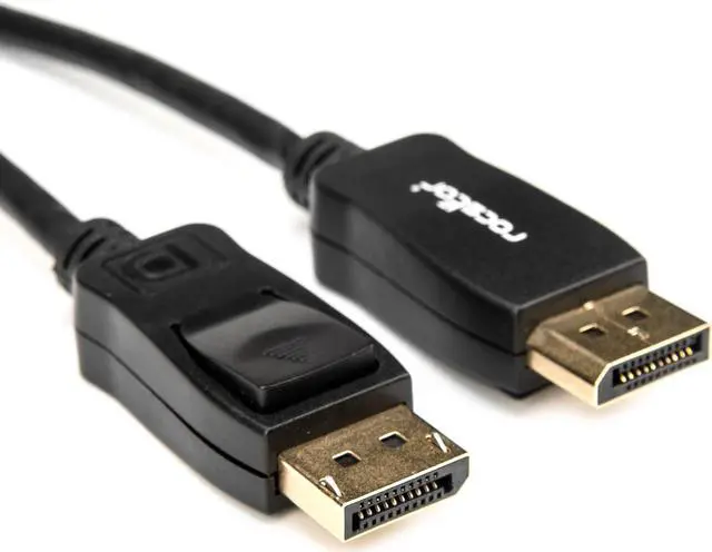 Alt view image 4 of 14 - Rocstor 3ft DisplayPort 1.2 Cable M/M - DP 4k