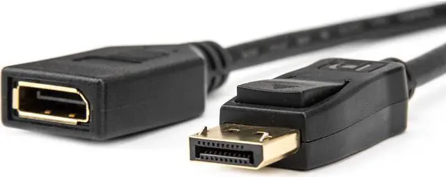 Alt view image 5 of 9 - Rocstor 6ft DisplayPort Video Extension Cable