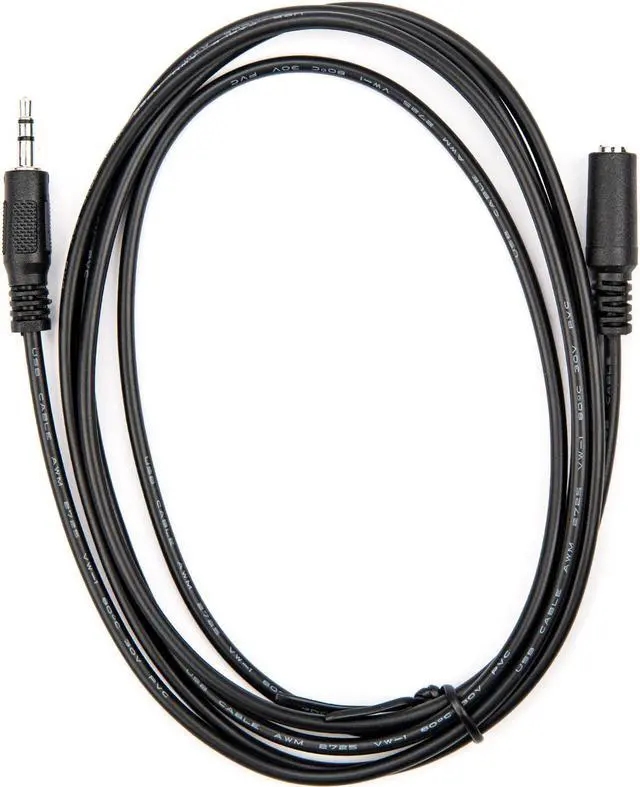 Alt view image 2 of 10 - Rocstor Premium 6" Audio Cable Mini-phone Stereo 3.5 m M/F Y10A223B1