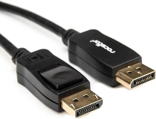Alt view image 12 of 17 - Rocstor 15ft DisplayPort 1.2 Cable M/M - DP 4k