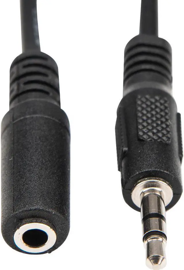 Alt view image 3 of 10 - Rocstor Premium 6" Audio Cable Mini-phone Stereo 3.5 m M/F Y10A223B1