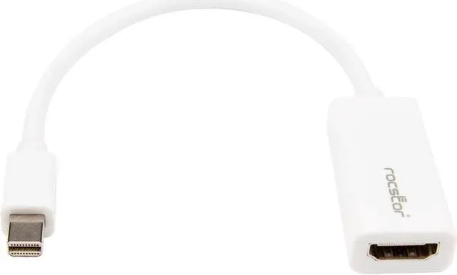Alt view image 5 of 12 - Rocstor Mini-DisplayPort to HDMI Active Adapter
