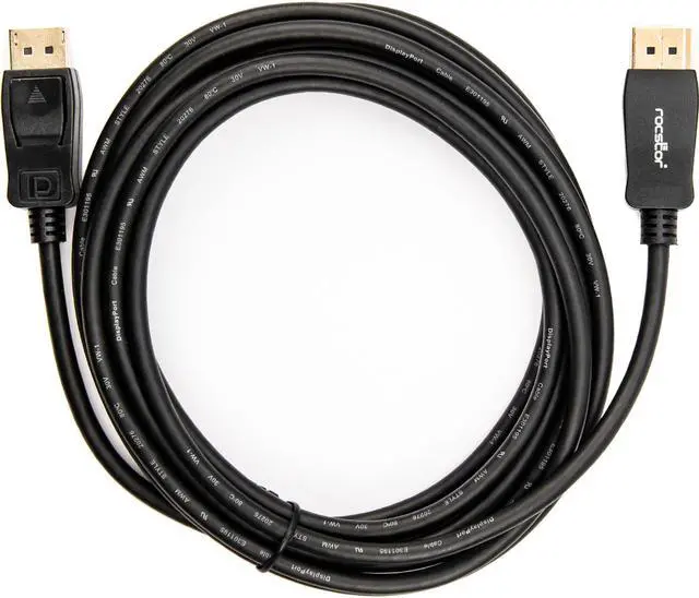 Alt view image 5 of 17 - Rocstor 10ft DisplayPort 1.2 Cable M/M - DP 4k