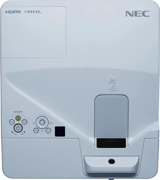 Alt view image 4 of 5 - NEC NP-UM352W WUXGA Ultra-Short Throw Projector with Interactivity and Whiteboarding 3500 lumens